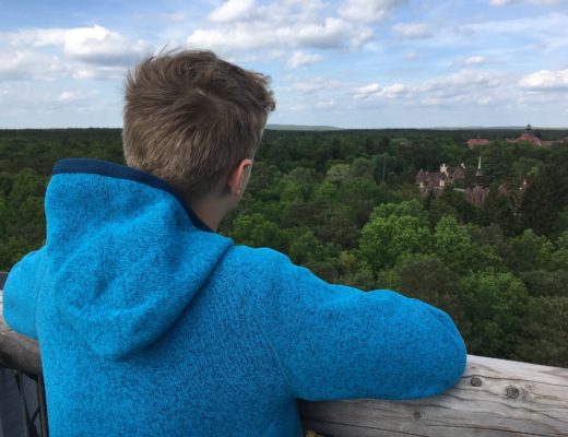 Kids Outdoor Abenteuer Tipp: Mit Isbjörn auf dem Baumkronenpfad Beelitz Heilstätten