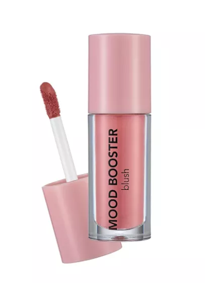 Mood Booster Watercolor Blush in Rosé, flüssiges Rouge mit Applikator für frischen, natürlichen Teint