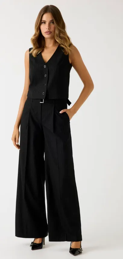 GUESS Nadelstreifen-Palazzohose