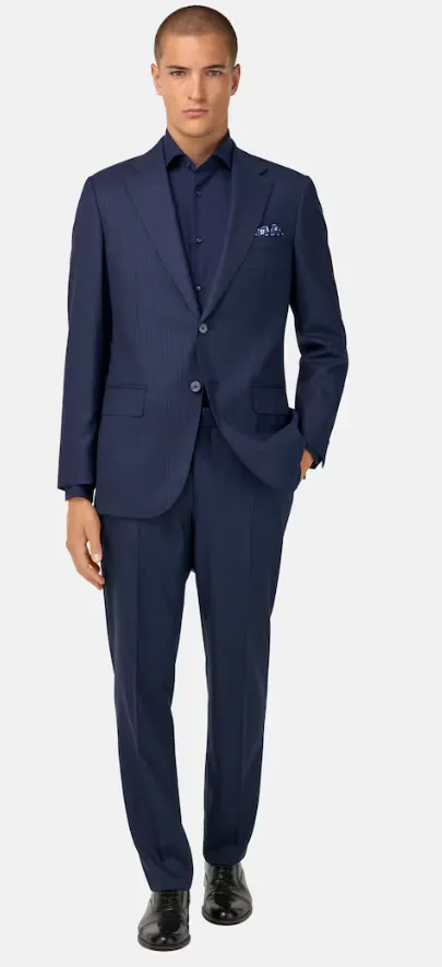 Boggi Milano Regular Anzug 'Firenze' in Dunkelblau