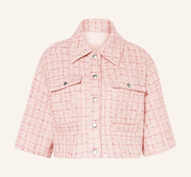 MRS & HUGS Hemdbluse aus Tweed