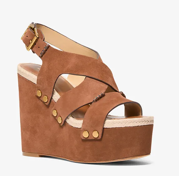 Michael Kors Wedge Raven aus Wildleder mit Nieten