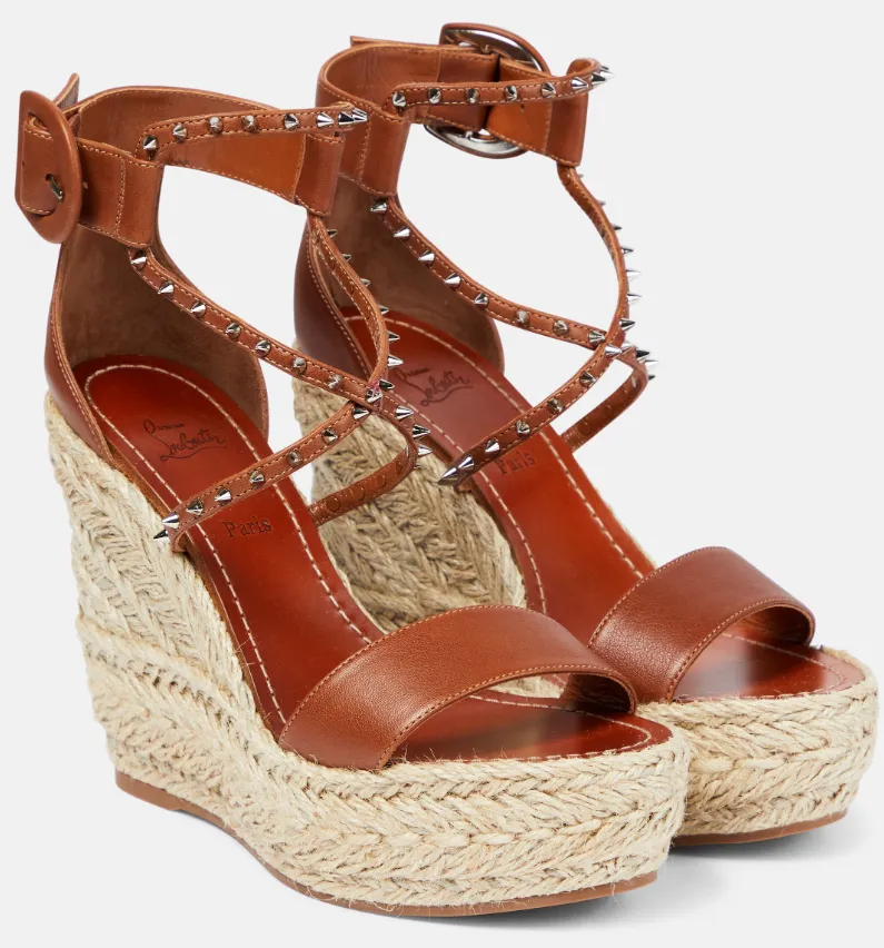Christian Louboutin Espadrille-Sandalen Chocazeppa
