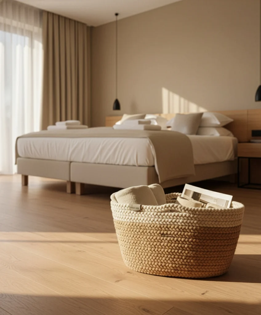 Textile Aufbewahrungslösungen für ein ruhiges Zuhause