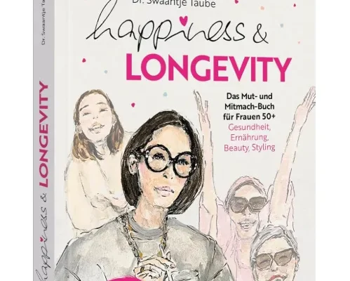 Buchcover von 'Happiness & Longevity' von Dr. Swaantje Taube