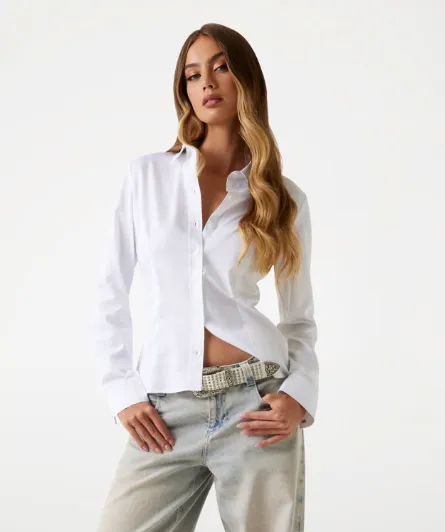 GUESS Klassisches Hemd mit schmaler Passform