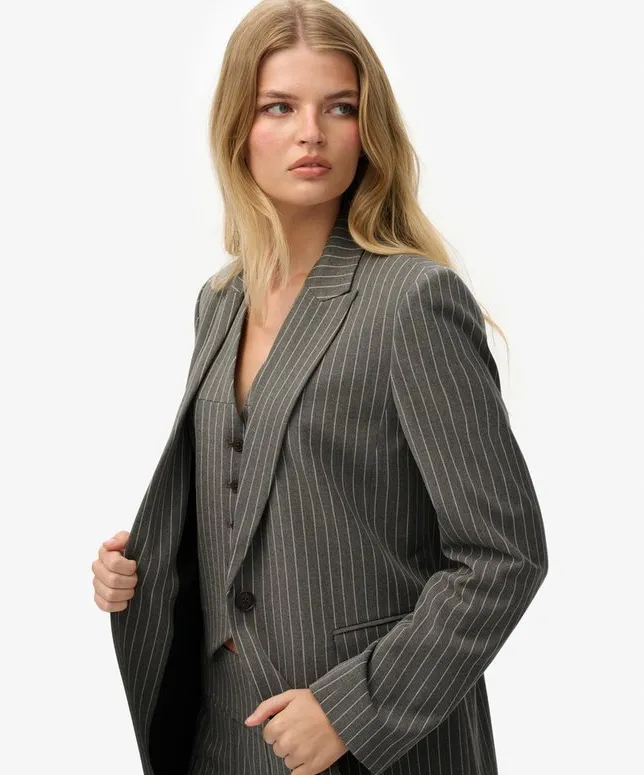 Superdry & Co. Nadelstreifen Boyfriend Blazer