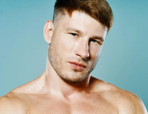 Portrait eines Mannes mit einem intensiven Blick