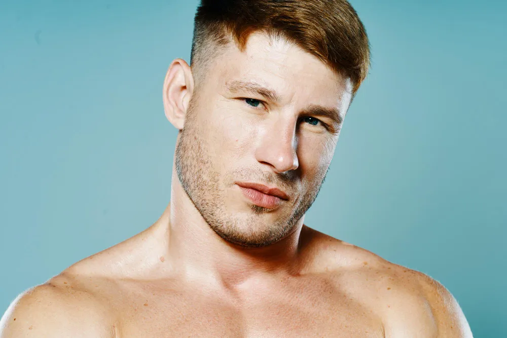 Portrait eines Mannes mit einem intensiven Blick