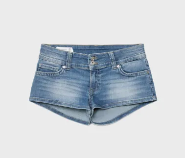 D76 Mini-Denimshorts