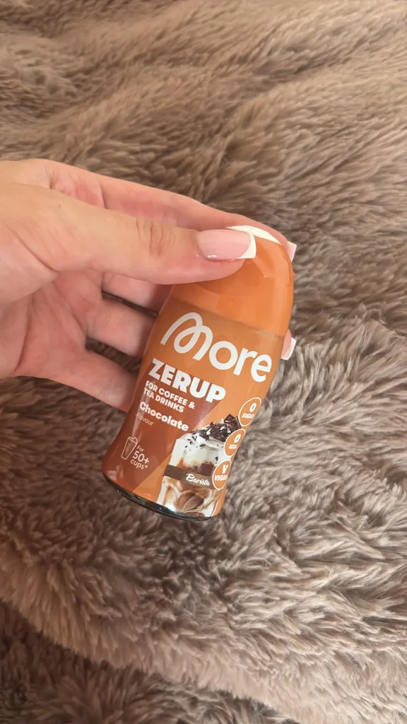 More Zerup Chocolate Sirup für Kaffee und Joghurt im persönlichen Test