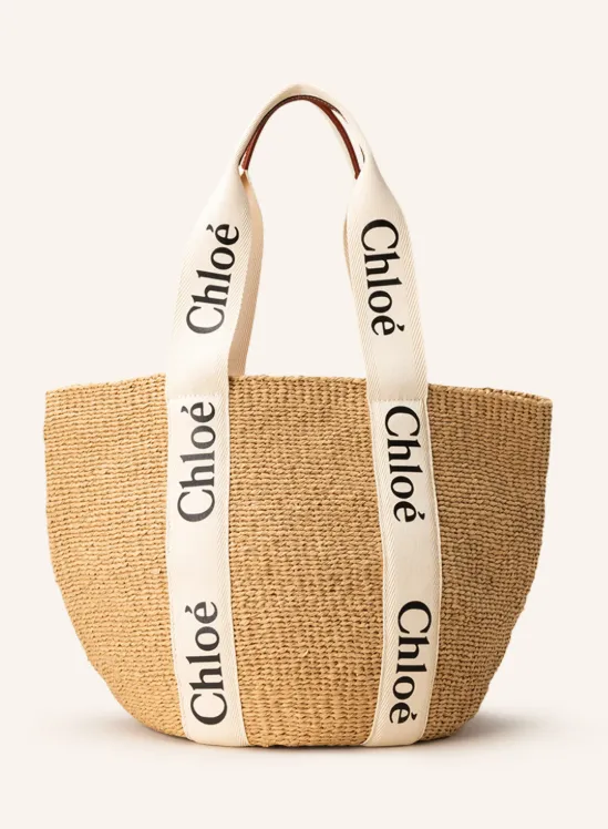 Chloé Shopper WOODY LARGE CHLOÉ × MIFUKO
