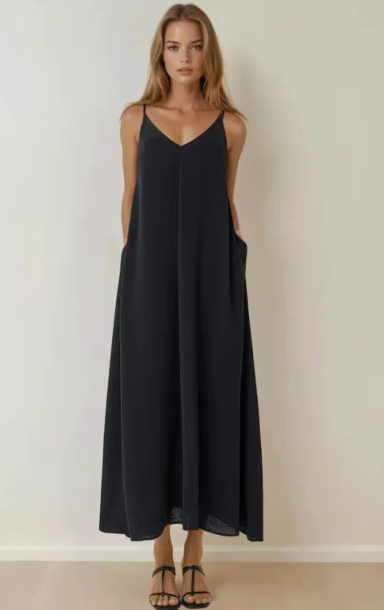 Hiccup Kleid in Schwarz