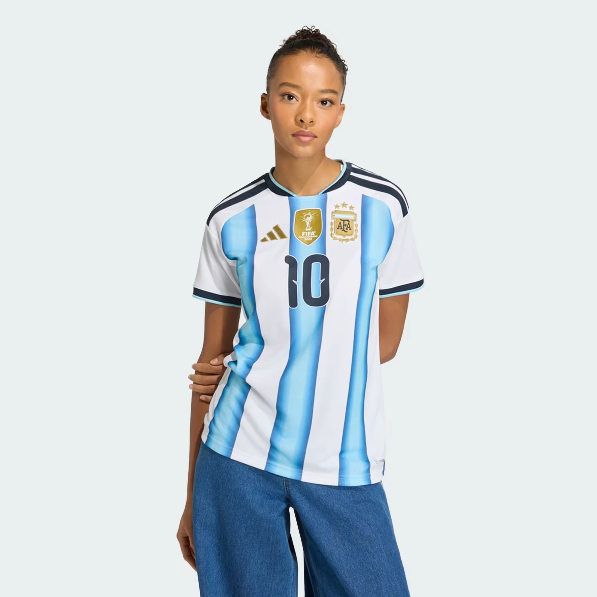 Argentinien 26 Messi Heimtrikot