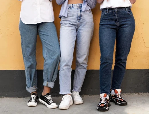 Jeans-Trends Herbst 2026: drei unterschiedliche Denim-Silhouetten und Waschungen