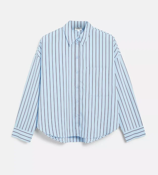s.Oliver x Heidi Klum: Gestreifte Bluse im Relaxed Fit