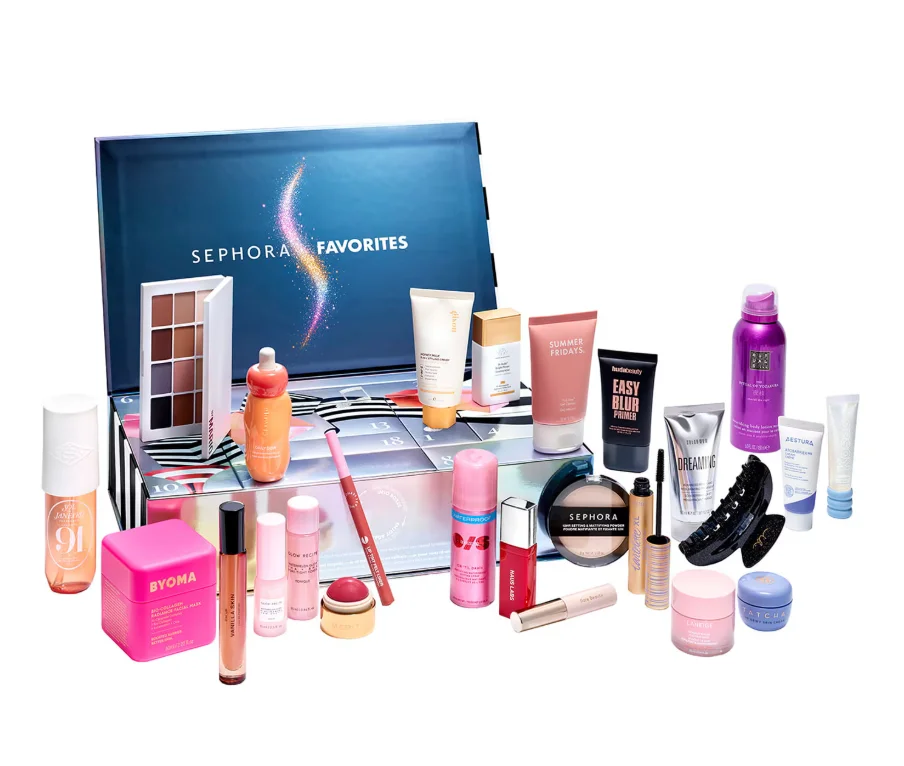Sephora Favorites Beauty Adventskalender 2026 mit Make-up-, Pflege- und Duftprodukten