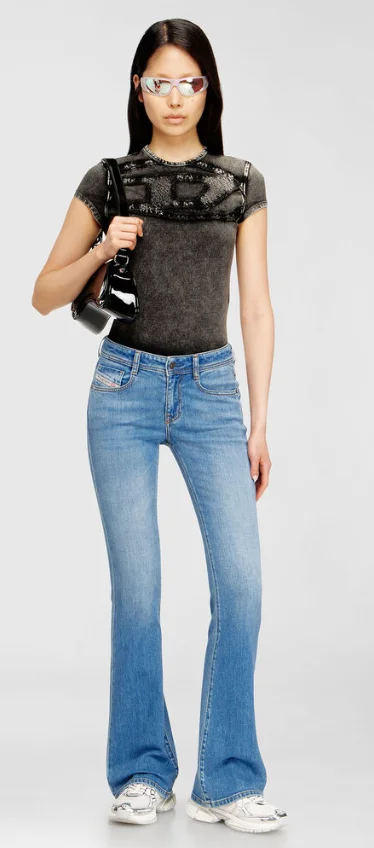 Bootcut Jeans Low Waist 1969 D-Ebbey