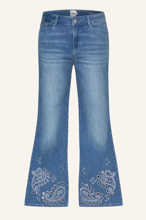 BRAX Bootcut Jeans SHAKIRA S mit Lochspitze