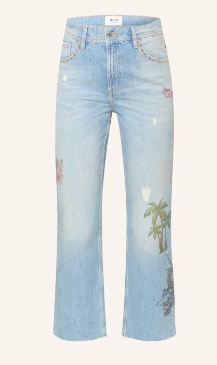 JOOP! JEANS Straight Jeans MICHELLE mit Nieten