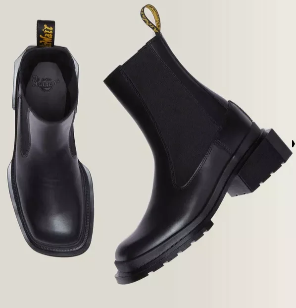 Maybole Leder Chelsea Boots mit eckiger Zehenpartie