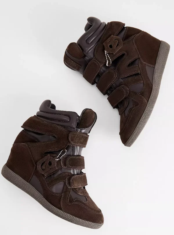 Steve Madden Braune Mavis Keilabsatz-Sneaker