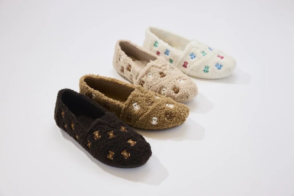 TOMS Bear Hug Alpargata aus Teddy-Material in vier Farbvarianten