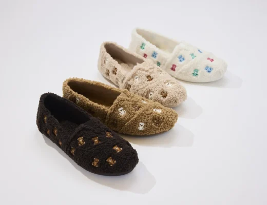 TOMS Bear Hug Alpargata aus Teddy-Material in vier Farbvarianten
