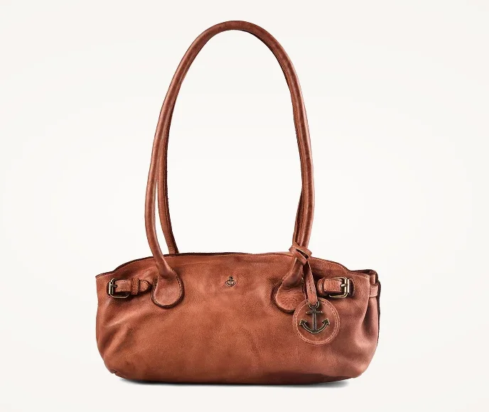 Harbour 2nd Anchor Love Schultertasche Leder 32 cm