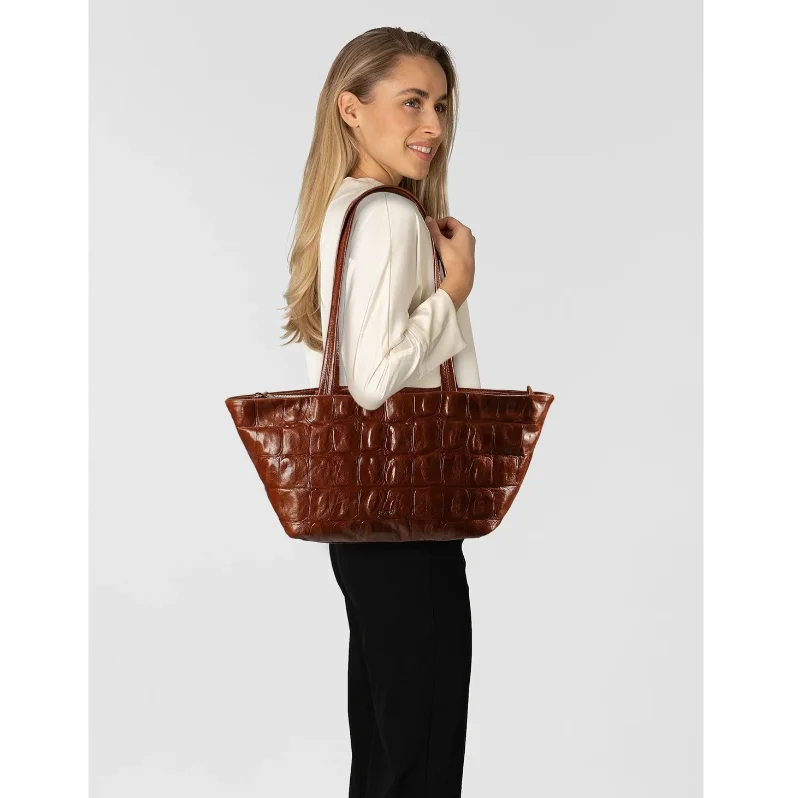 abro Alba Schultertasche Leder 26 cm