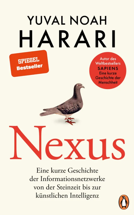 Buchcover von Nexus – Eine kurze Geschichte der Informationsnetzwerke von der Steinzeit bis zur künstlichen Intelligenz von Yuval Noah Harari