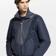 Álvaro Arbeloa in einer Leder-Sportjacke von Louis Vuitton